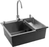 Кухонная мойка Futur FK 5550 Eco Embossing Pop-up Mixer plus (Satin) icon 2
