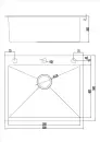 Кухонная мойка Futur FK 5550 Eco Embossing Pop-up Rinzer plus (Satin) icon 5