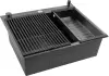 Кухонная мойка Futur FK 5550 Eco Embossing Pop-up Roll plus (Black Nano) icon 2