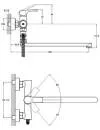 Смеситель для ванны/душа G.Lauf FAB6-A020 icon 2