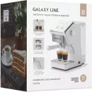 Рожковая кофеварка Galaxy GL0756 (белый) фото 9