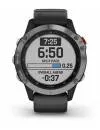 Умные часы Garmin Fenix 6 Solar 47 мм (серебристый/черный) icon 4