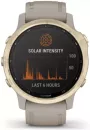 Умные часы Garmin Fenix 6S Pro Solar 42 мм (светло-золотистый, силикон) фото 2