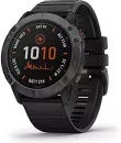 Умные часы Garmin Fenix 6X Pro Solar (титановый серый DLC/черный) icon