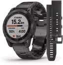 Умные часы Garmin Fenix 7 Sapphire Solar 47 мм (серый карбон/серый карбон титан) icon