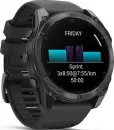 Умные часы Garmin Fenix 8 51мм (серый, черный силиконовый ремешок) icon 2