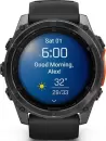 Умные часы Garmin Fenix 8 51мм (серый, черный силиконовый ремешок) icon 3