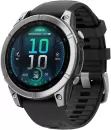 Умные часы Garmin Fenix 8 E 47мм (нержавеющая сталь, черный силиконовый ремешок) icon