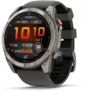Умные часы Garmin Fenix 8 Pro 47мм (титановый, черный силиконовый ремешок) icon