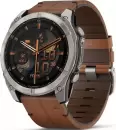 Умные часы Garmin Fenix 8 Sapphire 51мм (титановый, каштановый кожаный ремешок) icon 2