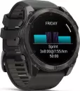 Умные часы Garmin Fenix 8 Sapphire 51мм (угольно-серый DLC, пепельно-черный силиконовый ремешок) icon 2