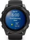 Умные часы Garmin Fenix 8 Sapphire 51мм (угольно-серый DLC, пепельно-черный силиконовый ремешок) icon 3