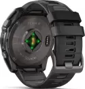 Умные часы Garmin Fenix 8 Sapphire 51мм (угольно-серый DLC, пепельно-черный силиконовый ремешок) icon 7