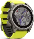 Умные часы Garmin Fenix 8 Solar, Sapphire 47мм (титановый, желтый силиконовый ремешок) icon 2