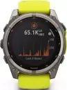 Умные часы Garmin Fenix 8 Solar, Sapphire 47мм (титановый, желтый силиконовый ремешок) icon 3