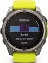 Умные часы Garmin Fenix 8 Solar, Sapphire 47мм (титановый, желтый силиконовый ремешок) icon 4