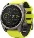 Умные часы Garmin Fenix 8 Solar, Sapphire 51мм (титановый, желтый силиконовый ремешок) icon