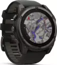 Умные часы Garmin Fenix 8 Solar, Sapphire 51мм (титановый угольно-серый с DLC-покрытием и черным ремешком) icon 2