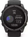 Умные часы Garmin Fenix 8 Solar, Sapphire 51мм (титановый угольно-серый с DLC-покрытием и черным ремешком) icon 8