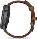 Умные часы Garmin Venu 4 45 мм (черный/коричневый кожаный) фото 2