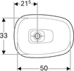 Умывальник Geberit Citterio 56x40 (без перелива) icon 2