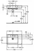 Умывальник Geberit Renova Nr.1 Plan с полкой 75 x 48 icon 4