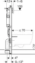 Система инсталляции для унитаза Geberit Duofix Sigma 111.320.00.6 фото 3