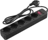 Сетевой фильтр General Lighting GPS-5-10-3x075-300-B / 471016 (3м, черный) icon