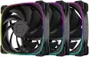 Комплект вентиляторов для корпуса Geometric Future Squama 3003B-12 Triple Pack (черный) icon