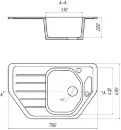 Кухонная мойка Gerhans E08-19 icon 5