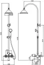 Душевая система Gerhans K19020G icon 2