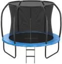 Батут GetActive Jump PRO 8FT с лестницей и внутренней сеткой (синий) icon