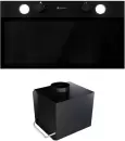 Кухонная вытяжка Globalo Fluxime 60.1 + Turbina TW 2.1 (черный) icon