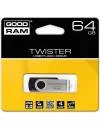USB-флэш накопитель GoodRam Twister Black 64G (PD64GH2GRTSKR9) фото 2