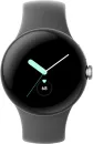 Умные часы Google Pixel Watch (глянцевый серебристый/угольный) фото 2
