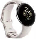 Умные часы Google Pixel Watch 2 (глянцевый серебристый/фарфор, спортивный силиконовый ремешок) icon 2