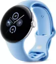Умные часы Google Pixel Watch 2 LTE (глянцевый серебристый/залив, спортивный силиконовый ремешок) icon