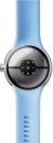 Умные часы Google Pixel Watch 2 LTE (глянцевый серебристый/залив, спортивный силиконовый ремешок) фото 6