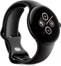 Умные часы Google Pixel Watch 2 LTE (матовый черный/обсидиан, спортивный силиконовый ремешок) фото 2