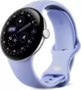 Умные часы Google Pixel Watch 4 41 мм (глянцевый серебристый/айрис, спортивный силиконовый ремешок) icon