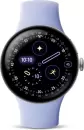 Умные часы Google Pixel Watch 4 41 мм (глянцевый серебристый/айрис, спортивный силиконовый ремешок) фото 2