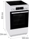 Кухонная плита Gorenje GEC5C61WG icon 6