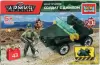 Конструктор Город мастеров Солдат с джипом 2 в 1 / 70082-XJ icon