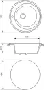 Кухонная мойка Gran-Stone GS-02 (302 песок) icon 2