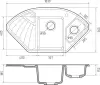Кухонная мойка GranFest CORNER GF-C1040E (терракот) icon 3