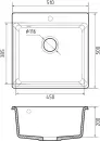 Кухонная мойка GranFest GF-LV-510 (черный) icon 2