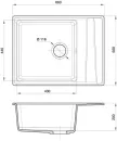 Кухонная мойка GranFest GF-LV-660L (черный) фото 3