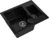 Кухонная мойка GranFest QUADRO Q-610K (черный) icon 2