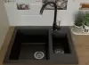 Кухонная мойка GranFest QUADRO Q-610K (черный) icon 4