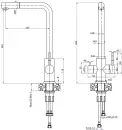 Смеситель GranFest Quarz GF-Z5421 (черный) icon 2